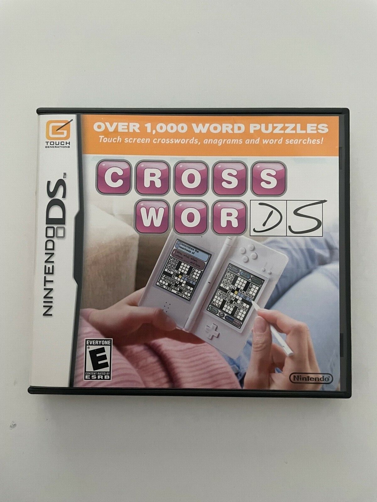 NINTENDO DS CROSSWORDS GAME – CIB – COMPLETE WITH CASE AND MANUAL