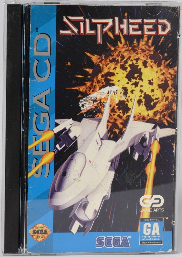 Silpheed (Sega CD, 1993 NTSC -US) CIB, Authentic, Tested