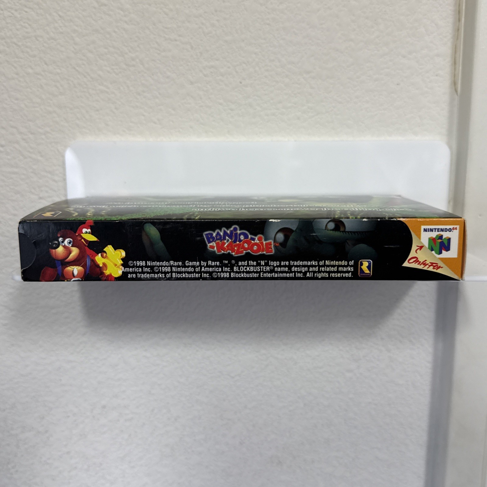 Banjo-Kazooie Nintendo 64 1998 Toys R Us – Promo VHS Tape N64 Blockbuster Exclus