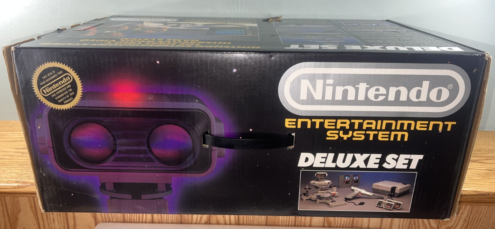 Nintendo NES 1986 DELUXE SET BOX Set ROB Robot CIB SERVICED + PLAY TESTED! NICE!