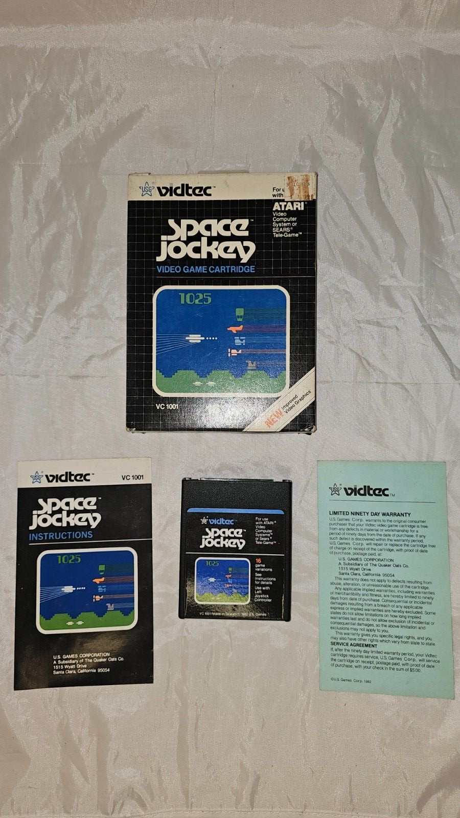ATARI 2600 GAME – VIDTEC – SPACE JOCKEY – IN BOX