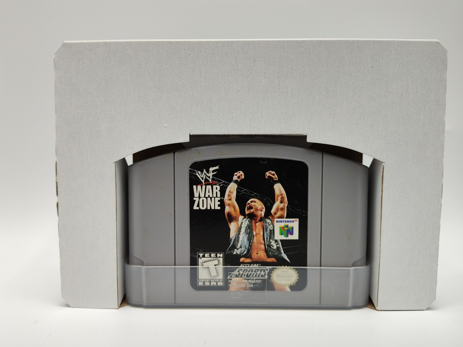 WWF War Zone (N64, 1998) *CIB + Case Protector + Strategy Guide* VINTAGE Tested!