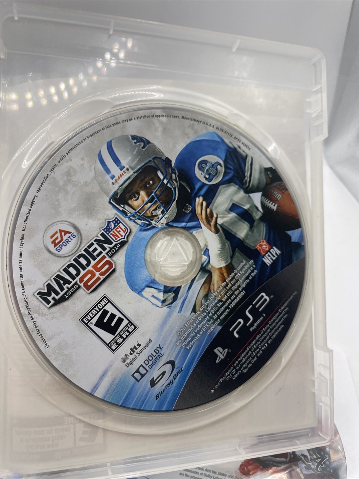 PS3 Lot Of 6- Madden 12,25/NCAA Football 10,12/Brazil Soccer 2014 & Sports Champ