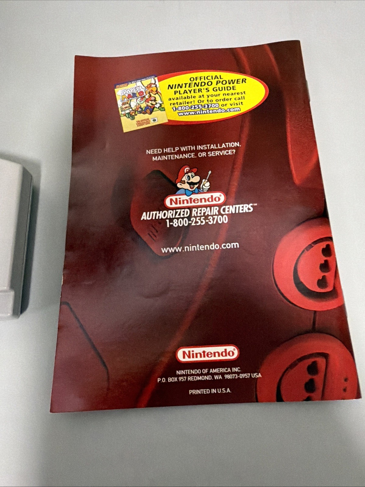 Paper Mario Nintendo 64 2001 w/ Manual 100% Authentic *Tested* *GREAT LABEL*