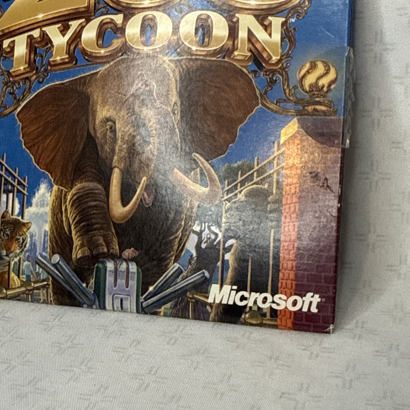Zoo Tycoon (PC, 2001) Cardboard Sleeve Video Game
