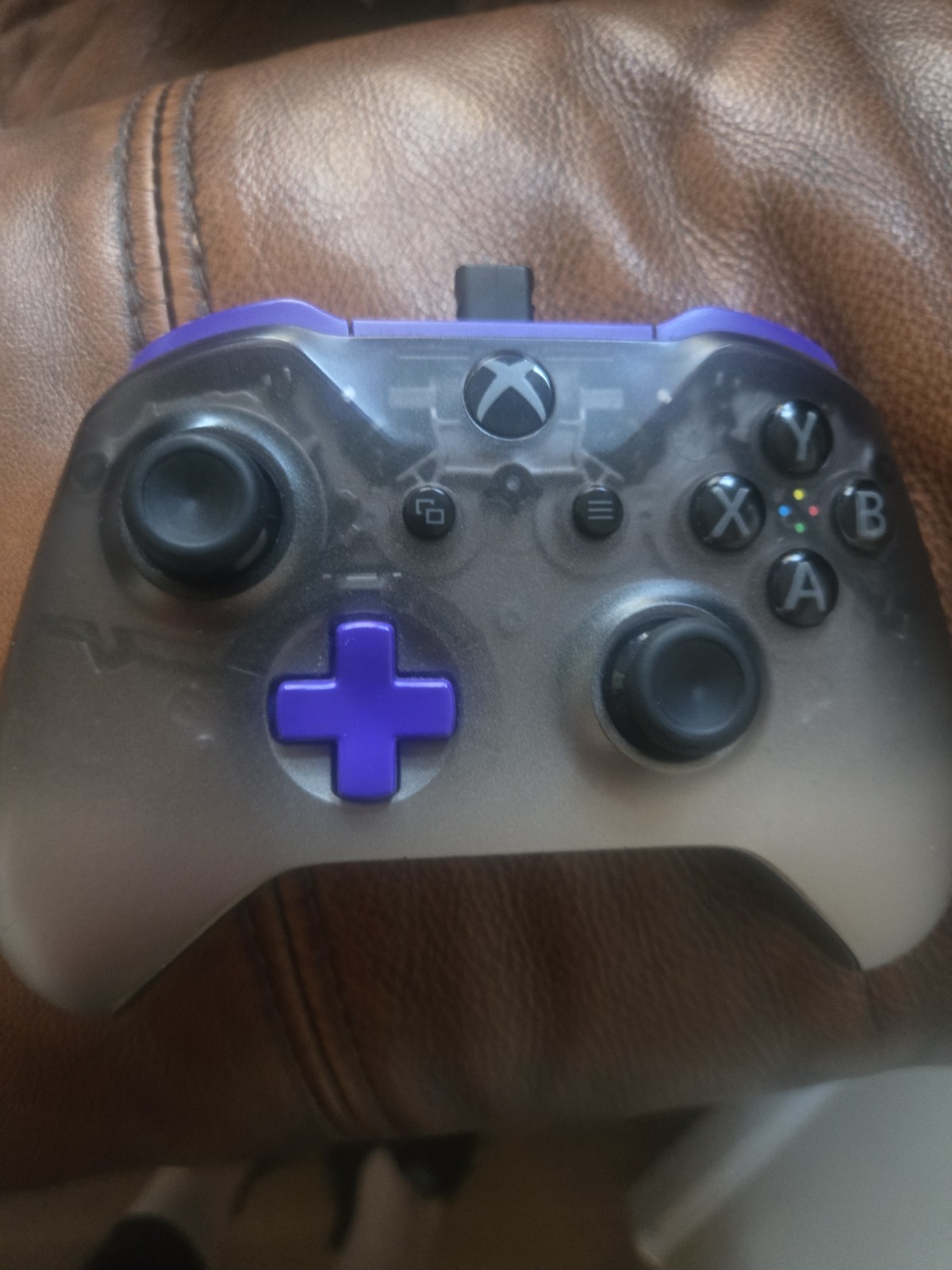 Microsoft Xbox Wired Controller Black Purple Red Custom Ergonomic Series X|S One