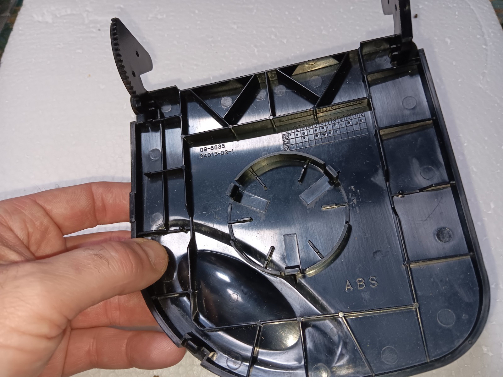 SEGA CD EMPTY-INTACT-DISK DOOR ONLY-JUST OK COSMETIC-SEE ALL