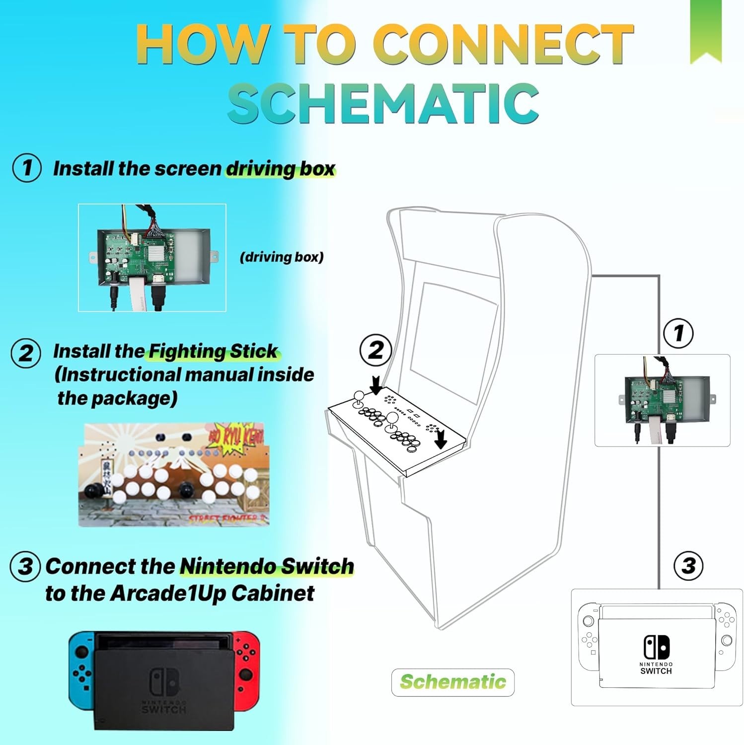 Bring Switch Games to Arcade1Up with Fighting Stick//