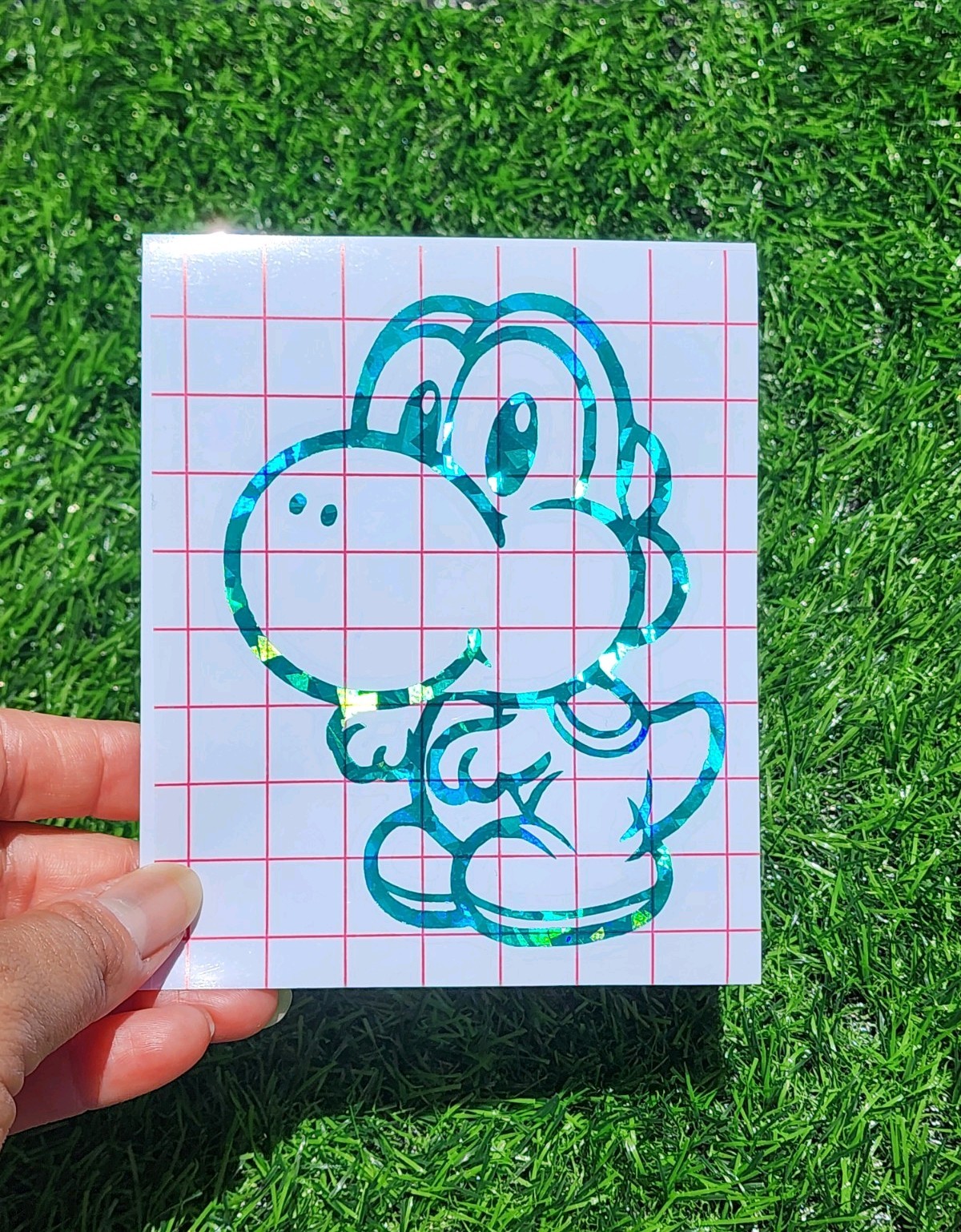 Yoshi Egg Combo Vinyl Decal Sticker, 5 inches Car/Truck Nintendo Super Mario