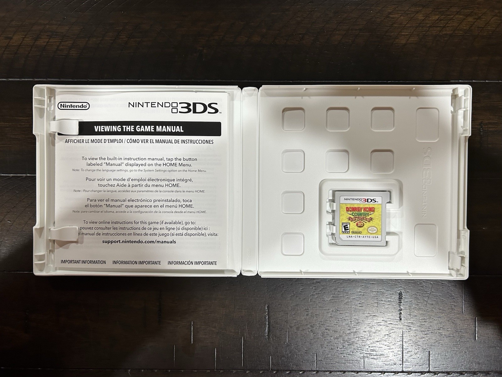 Donkey Kong: Country – Returns 3D (Nintendo 3DS) – COMPLETE/CIB