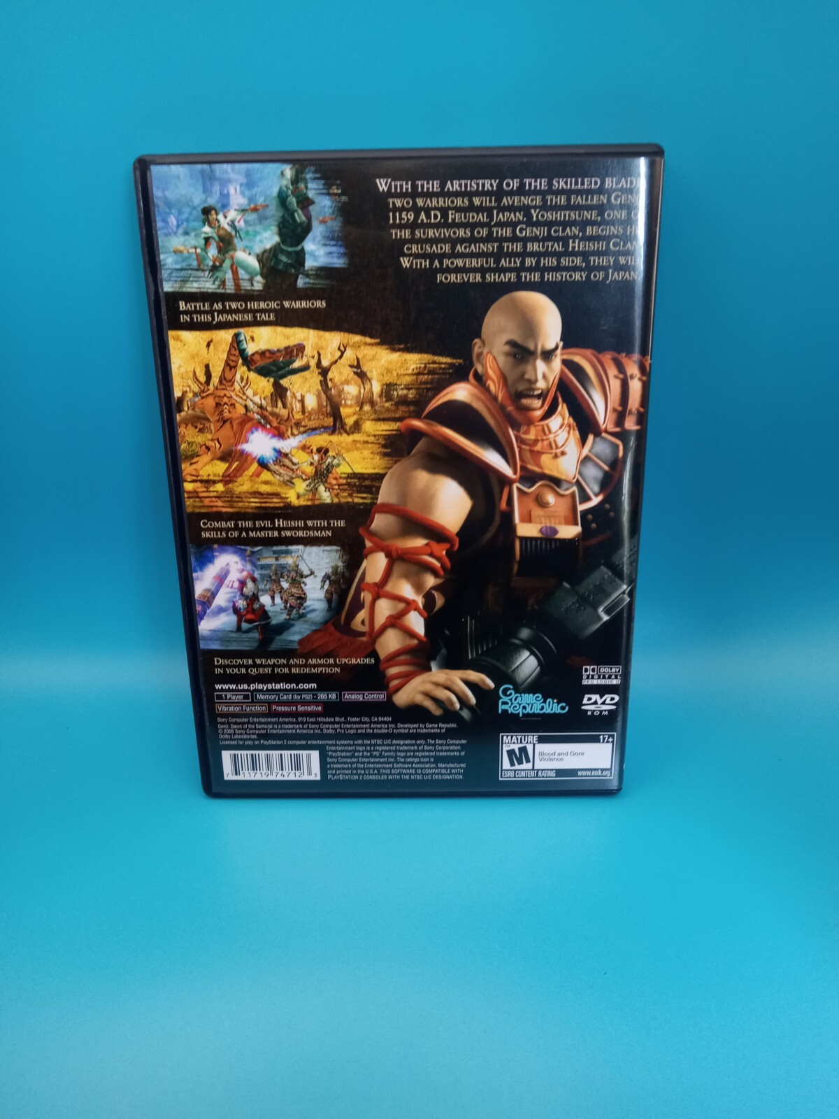 Genji Dawn of the Samurai Playstation 2 PS2 Game CIB