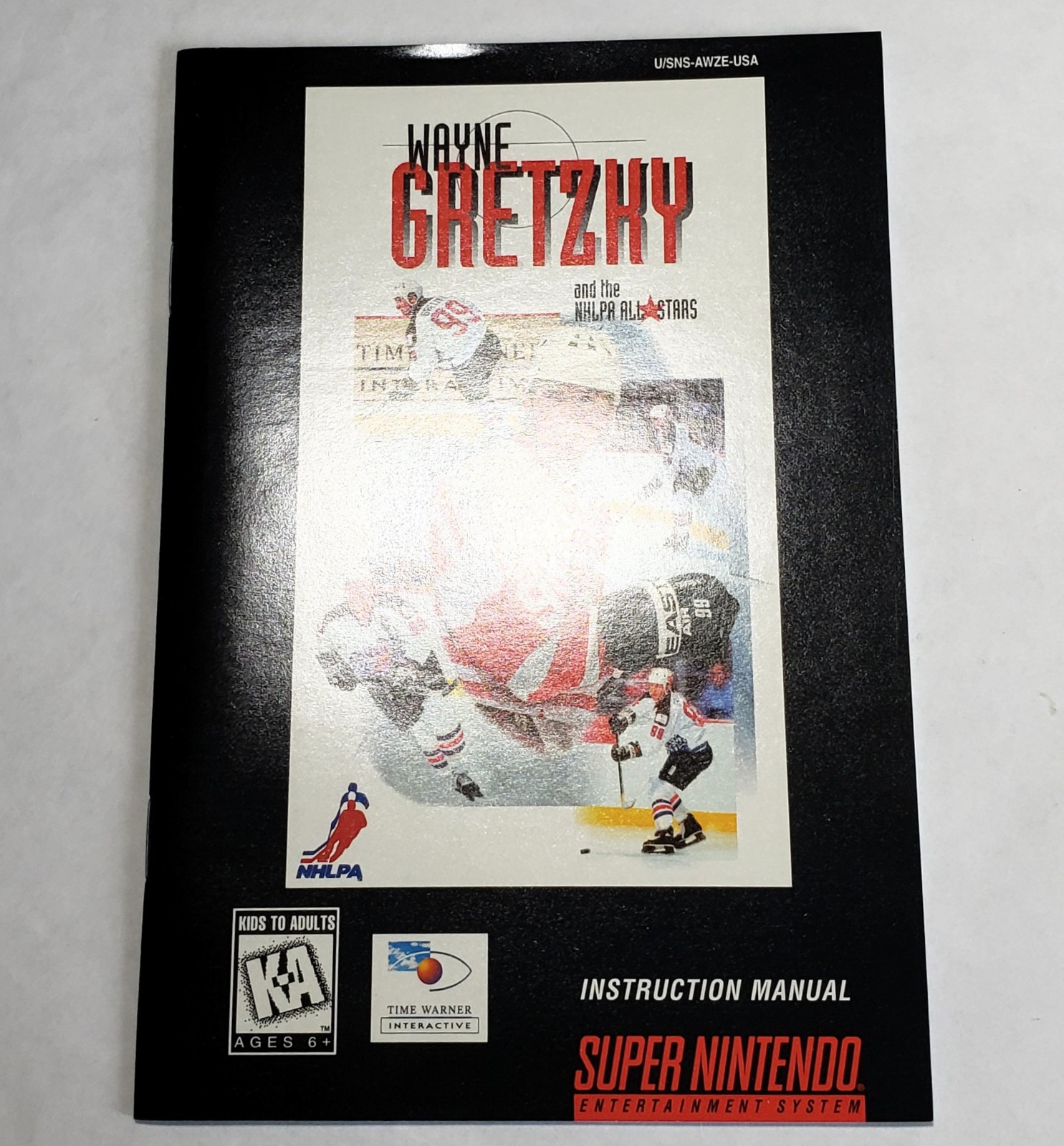 Wayne Gretzky & The NHLPA All-Stars (Super Nintendo, 1995) 100% Complete!! SNES