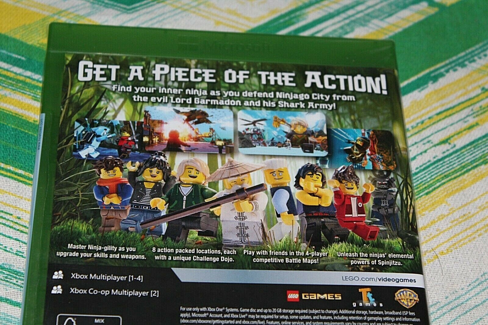 New Lego Ninjago Microsoft Xbox One Factory Sealed w Manual -HHX-9