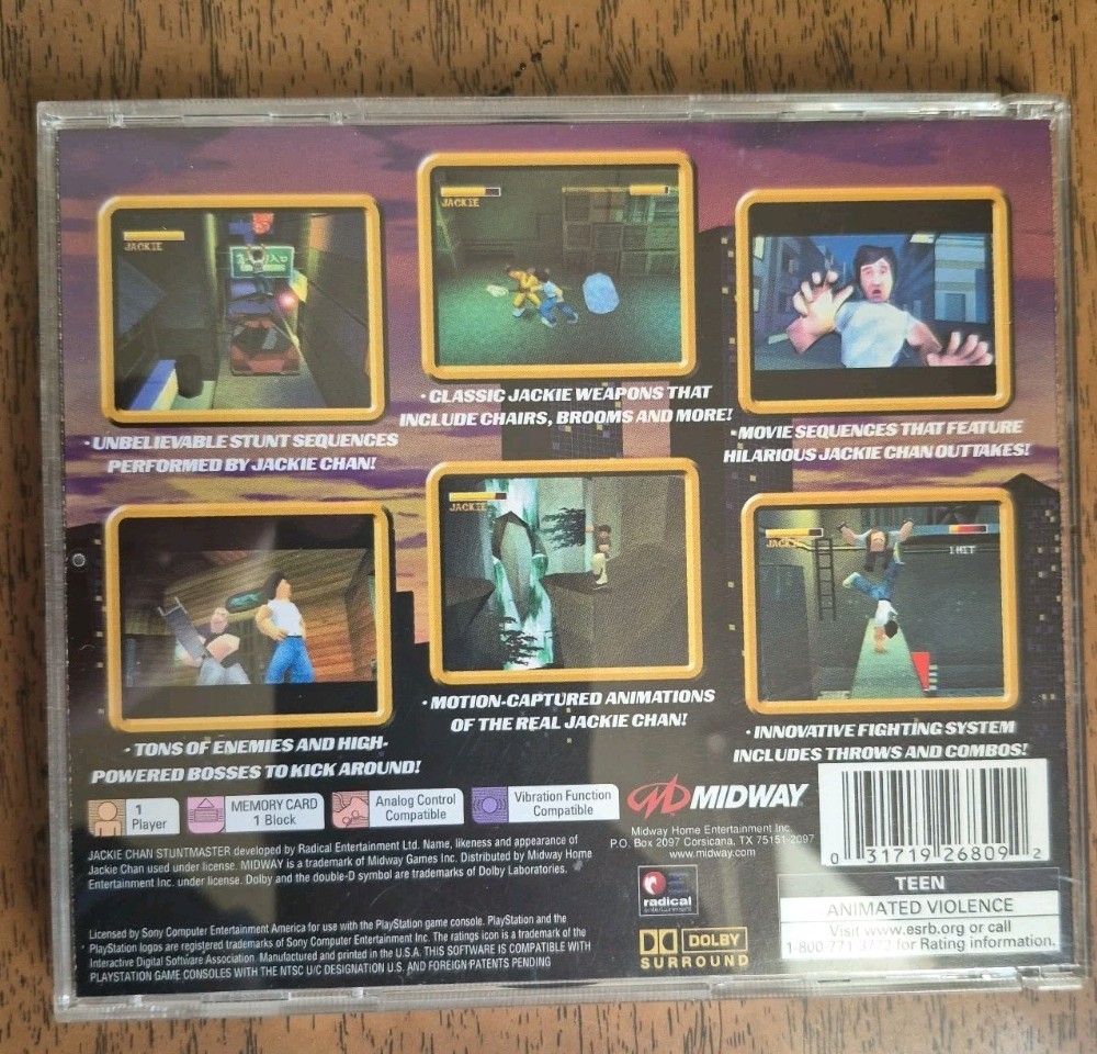 Jackie Chan Stuntmaster (Sony PlayStation 1, 2000)