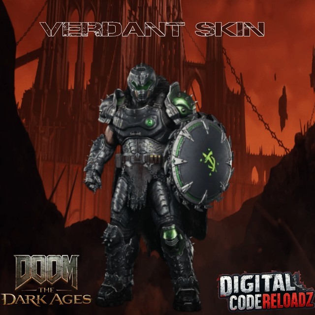 Doom : The Dark Ages – Slayer Verdant Skin 🛡 Nvidia 🛡 INSTANT