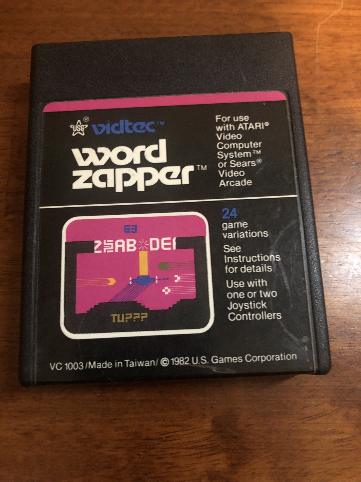 Word Zapper (Atari 2600) Cartridge Only! Tested