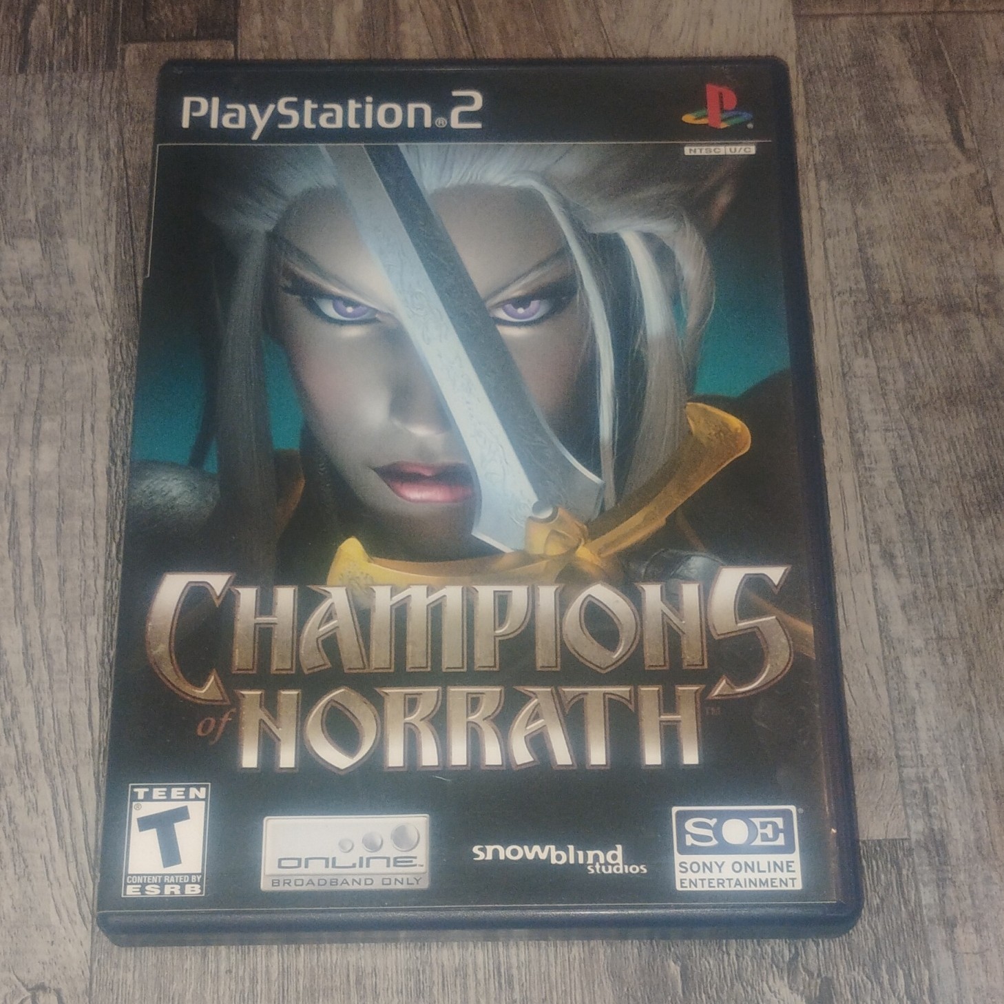 Sony Online Entertainment Champions of Norrath PS2 RPG Multiplayer Online 2003