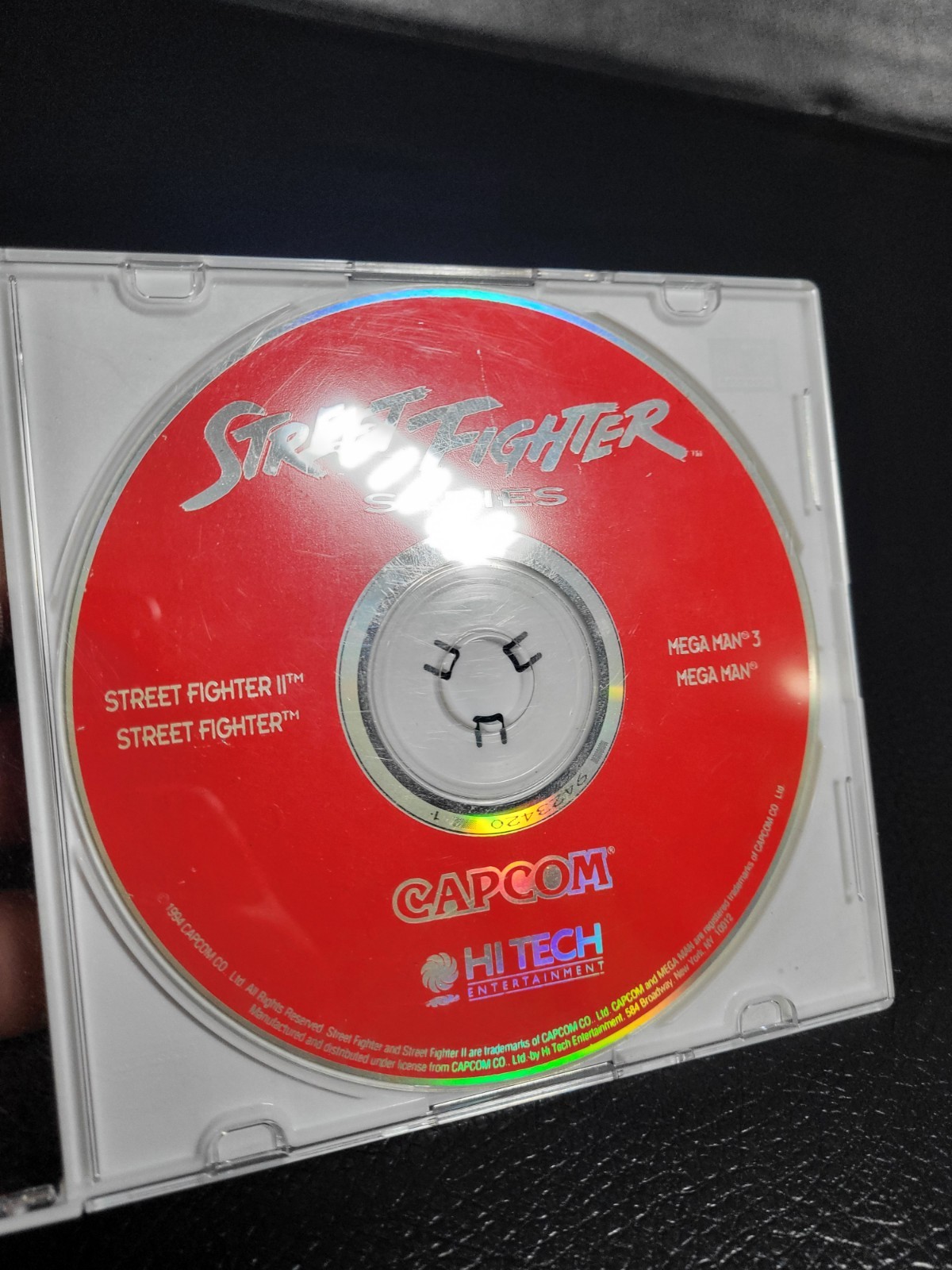 Street Fighter Series PC CD ROM Capcom Disc Only – W/ Megaman 1 & 3