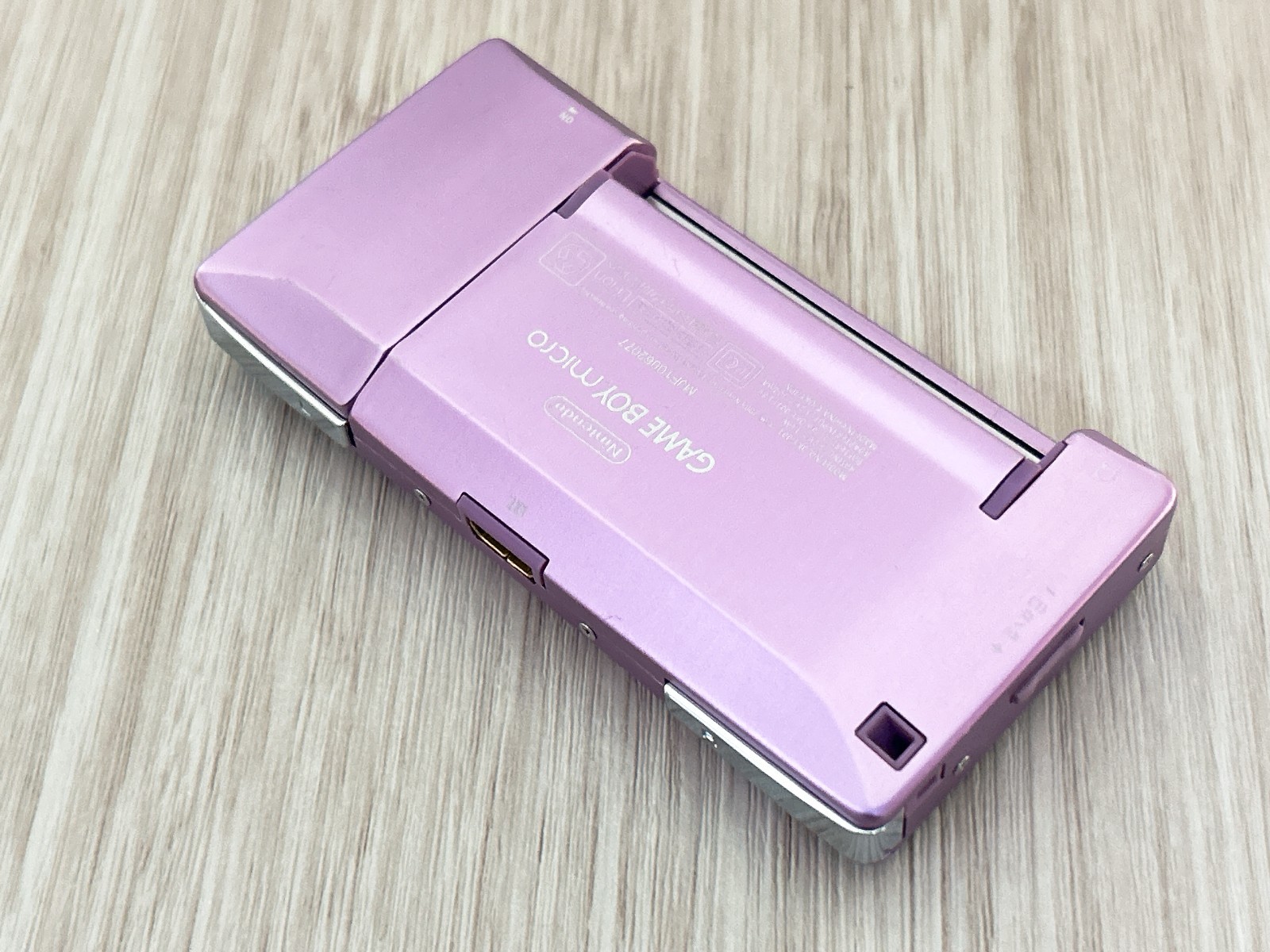 Nintendo GameBoy Micro Purple Pink Console Tested w/ Charger GBM – Near Mint