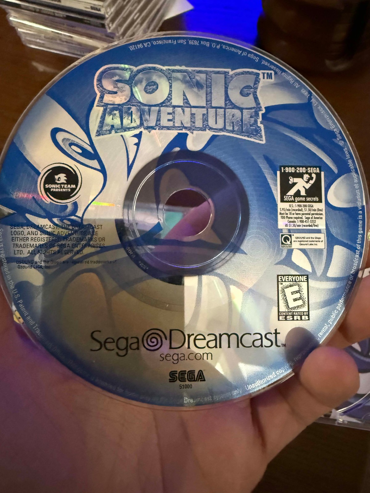 Sonic Adventure (Sega Dreamcast, 1998) – AUTHENTIC, TESTED, CIB, SEE PICS