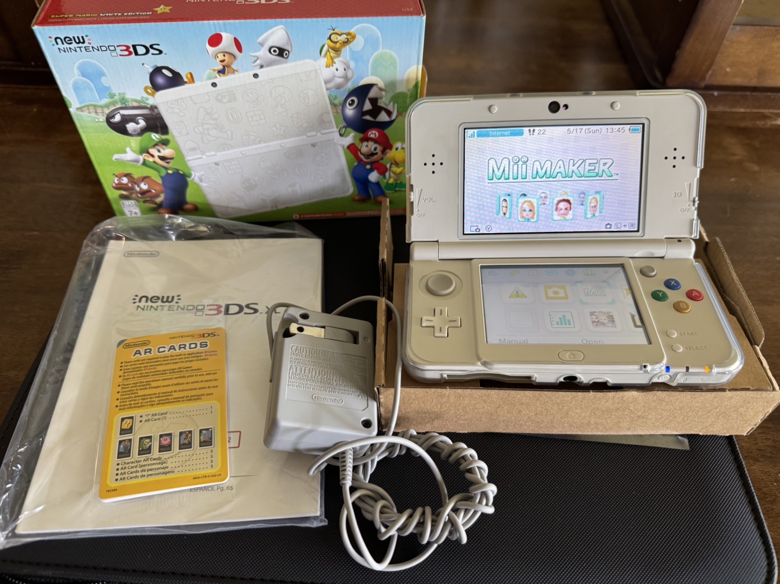 New Nintendo 3DS White Super Mario Black Friday Edition Console