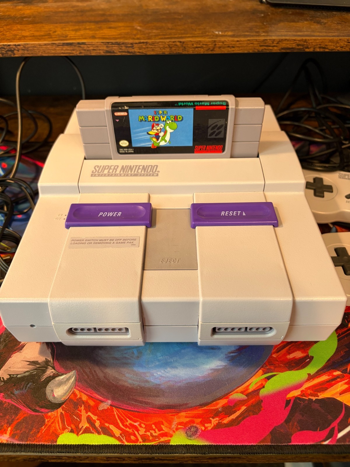 SNES 2400166 Home Console with Super Mario World