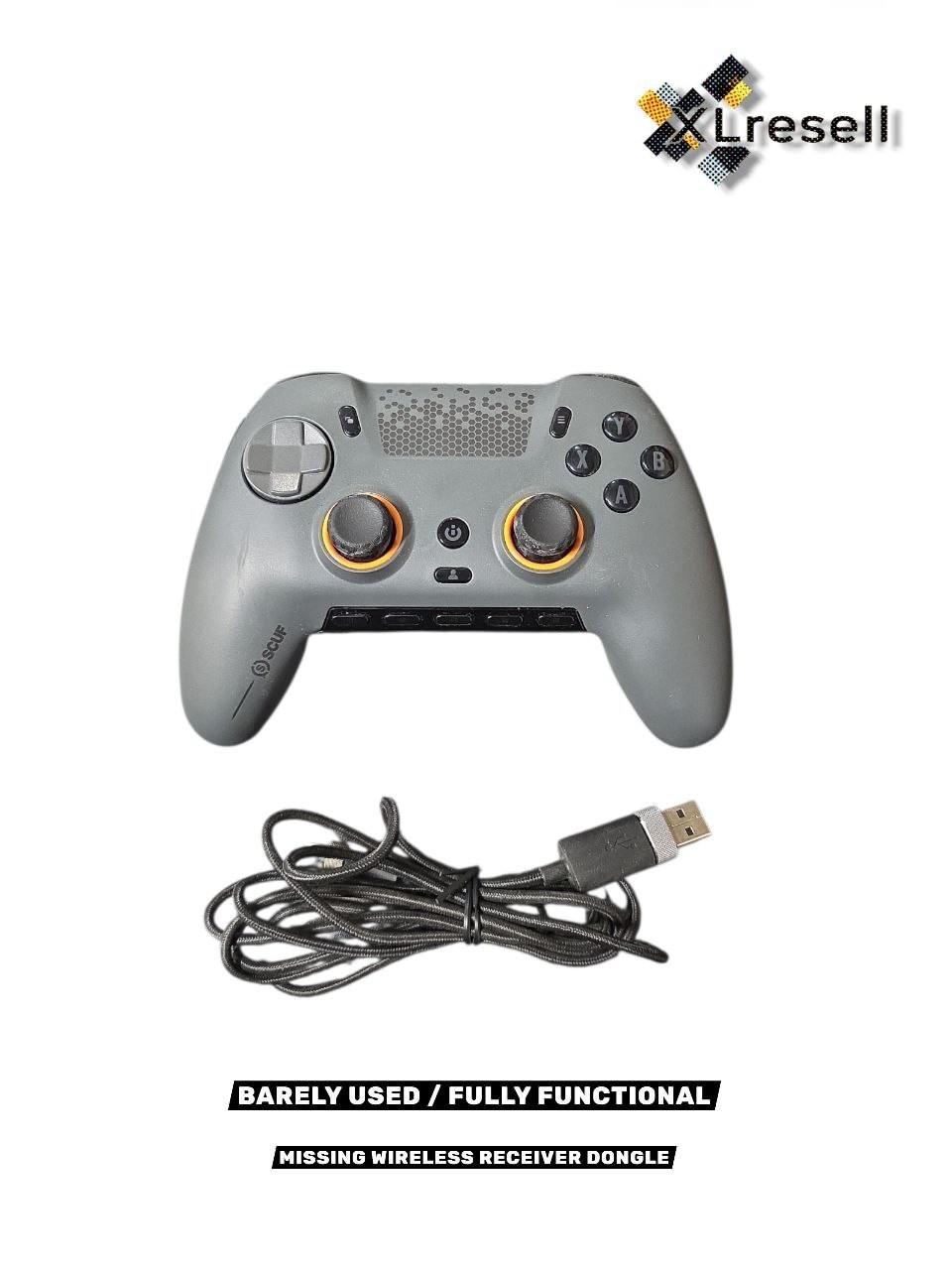 Scuf Envision Pro Wireless Gaming Controller – Steel Gray ( MISSING DONGLE )