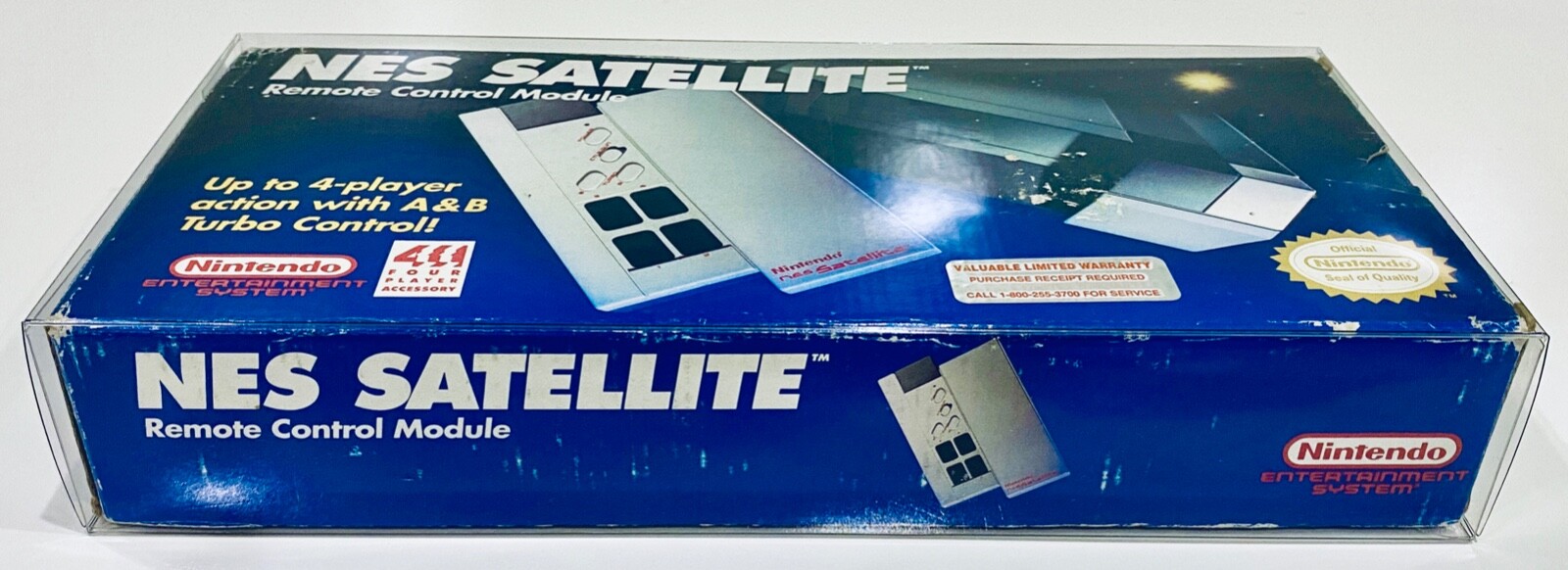 1 Box Protector for the NES Satellite Box! See pictures! Custom Display Case