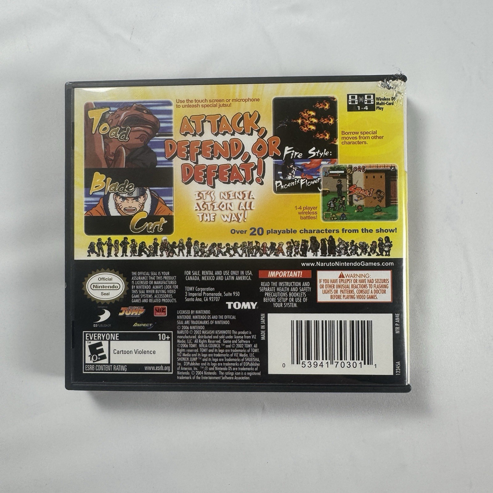 Naruto Ninja Council 3 Nintendo DS CIB Complete With Manual Promo Card PR 016