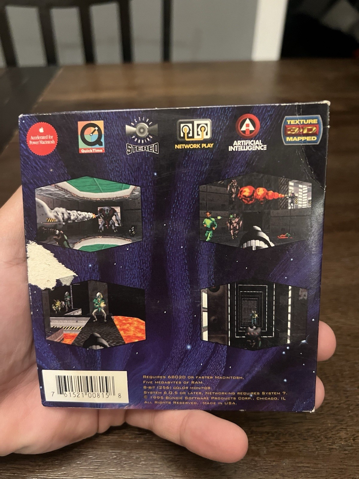 RARE! Bungie Marathon (Mac) Disc and Cardboard Sleeve.