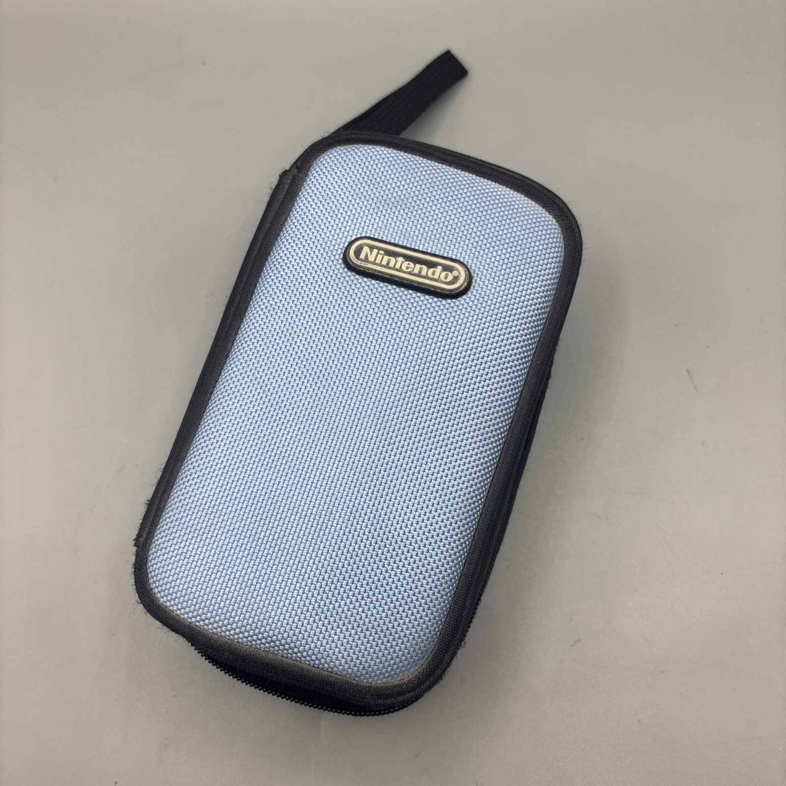 Light Blue & Black Nintendo DS Travel Carrying Case Pouch Bag Game Holder