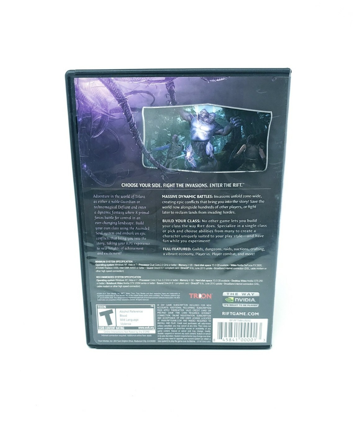 Rift (PC, 2011) PC (Windows Vista / XP) Key included