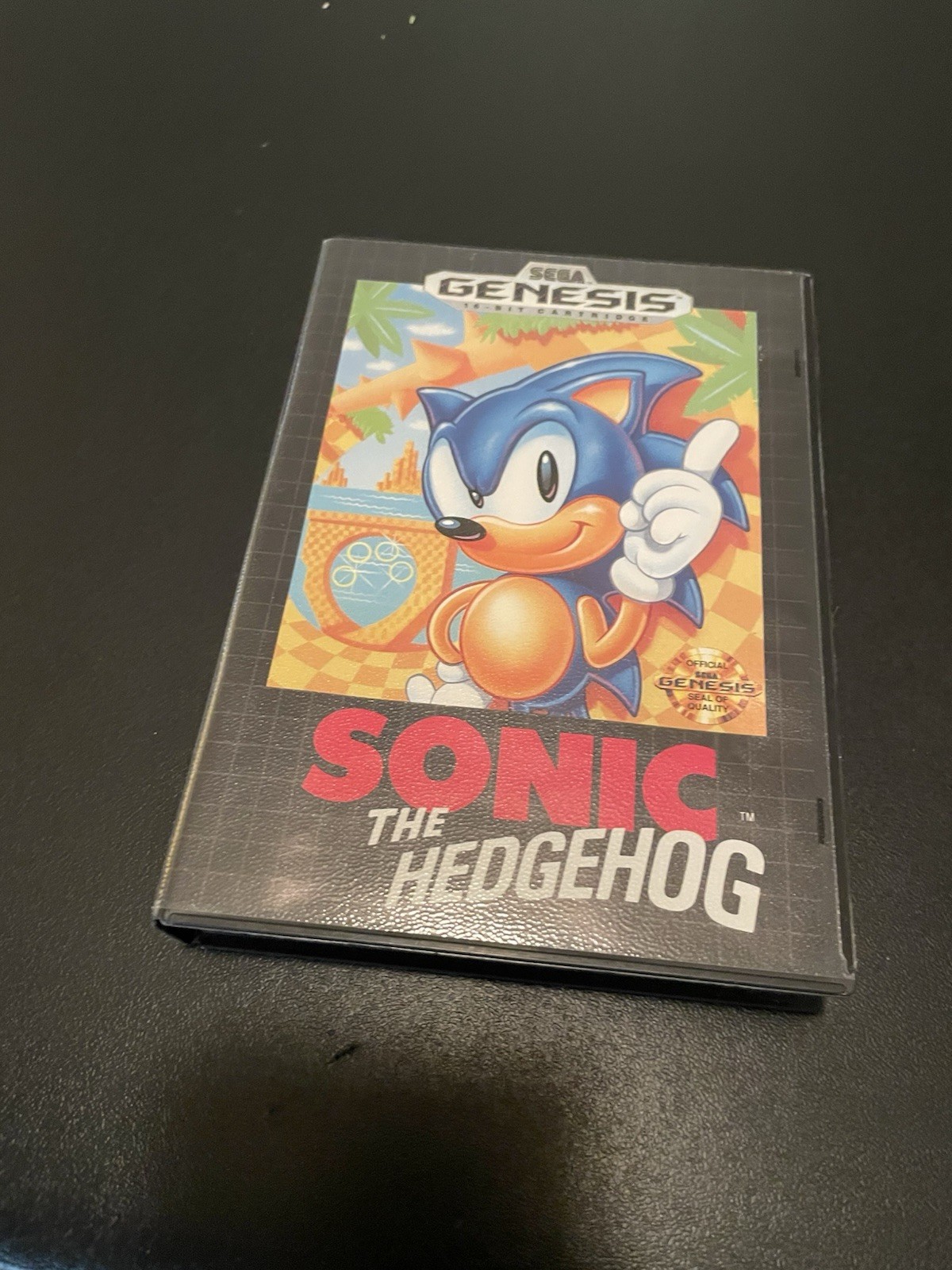 SEGA Sonic the Hedgehog Sega Genesis Case w/ Manual & Reply Card – NO GAME