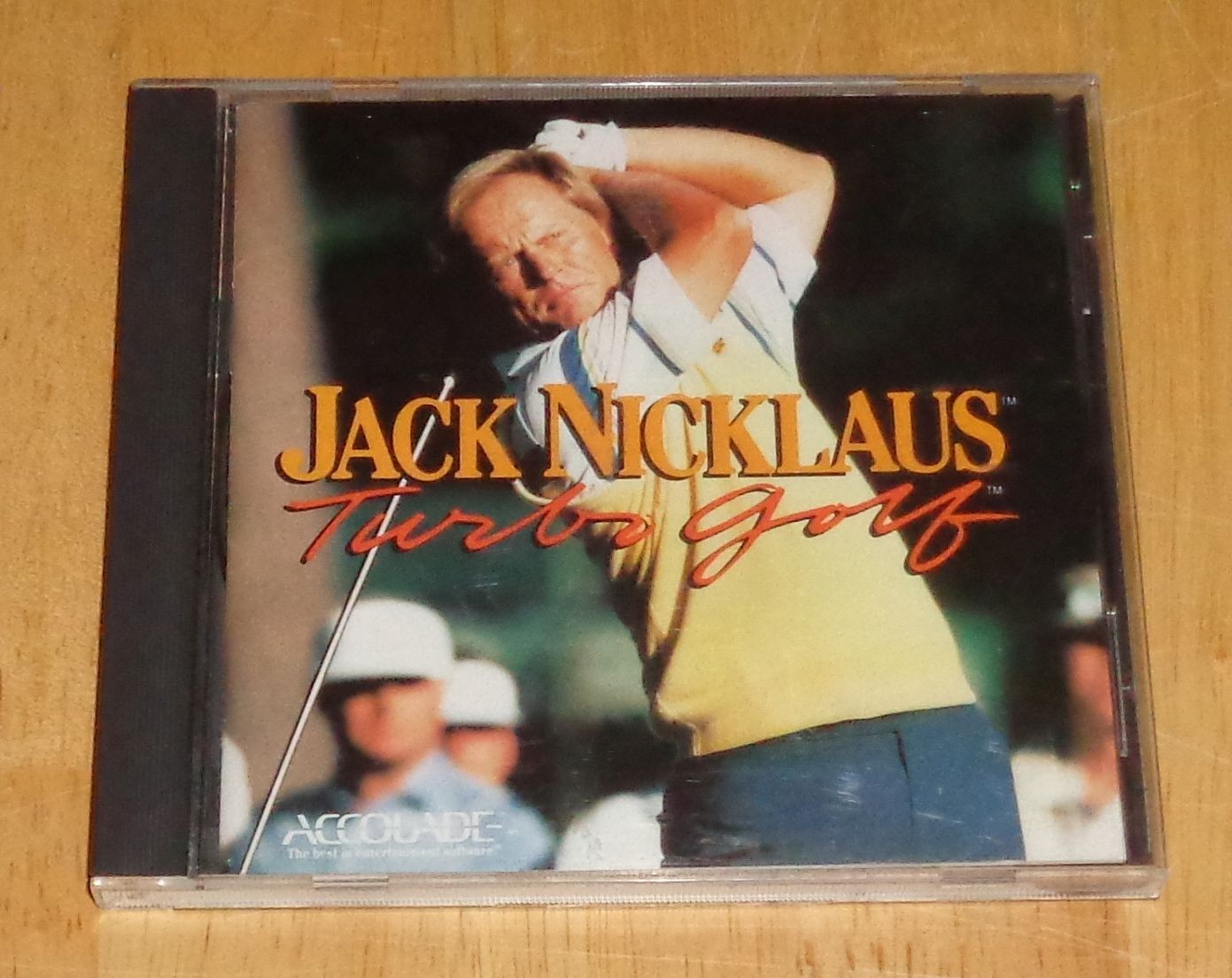 Jack Nicklaus Golf TurboGrafx-16 CD TurboDuo Video Game, Original Case + Manual