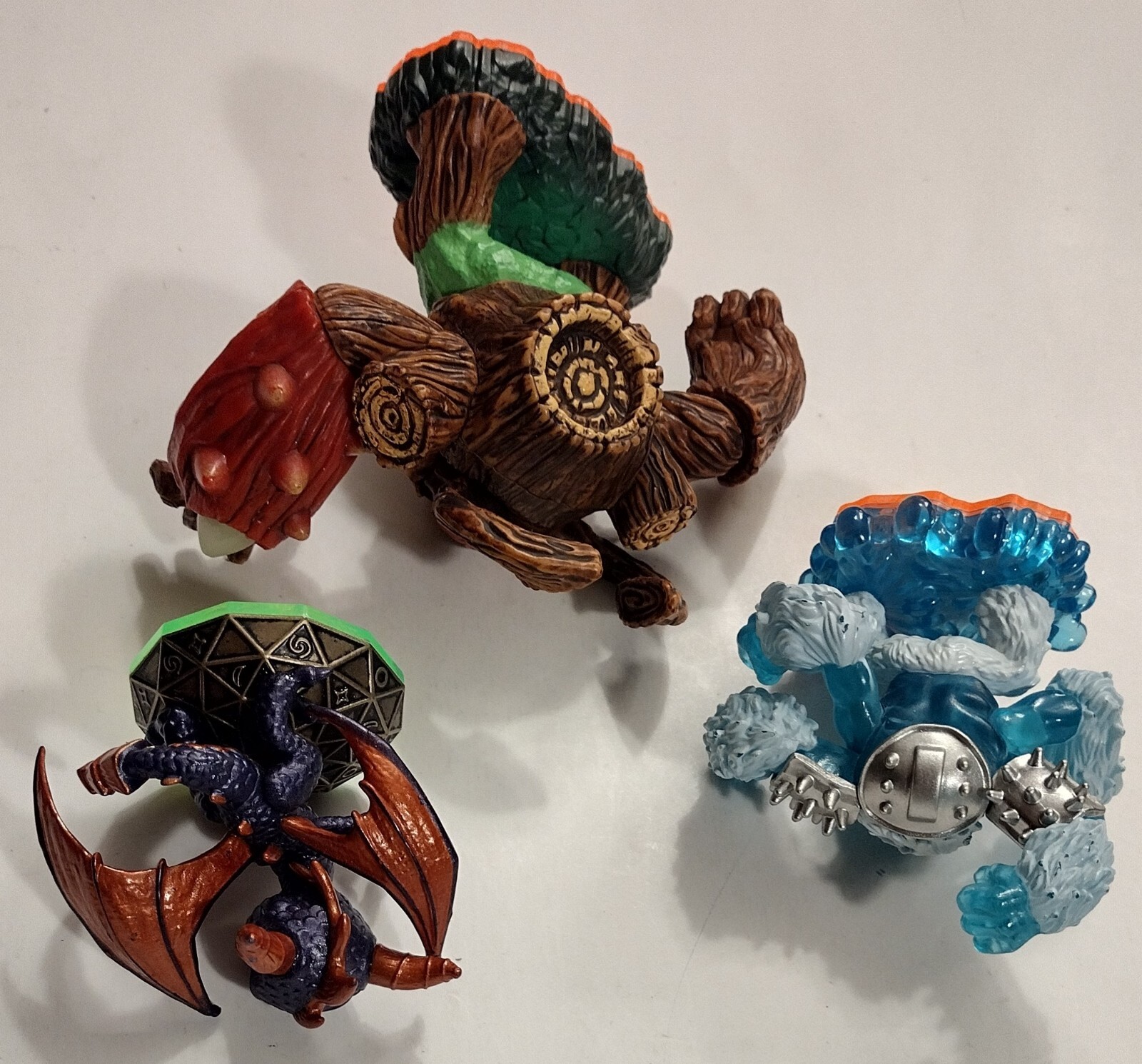 Tree Rex Slam Bam Mega Ram Spyro Skylanders 3 figure lot Giant orange swap force