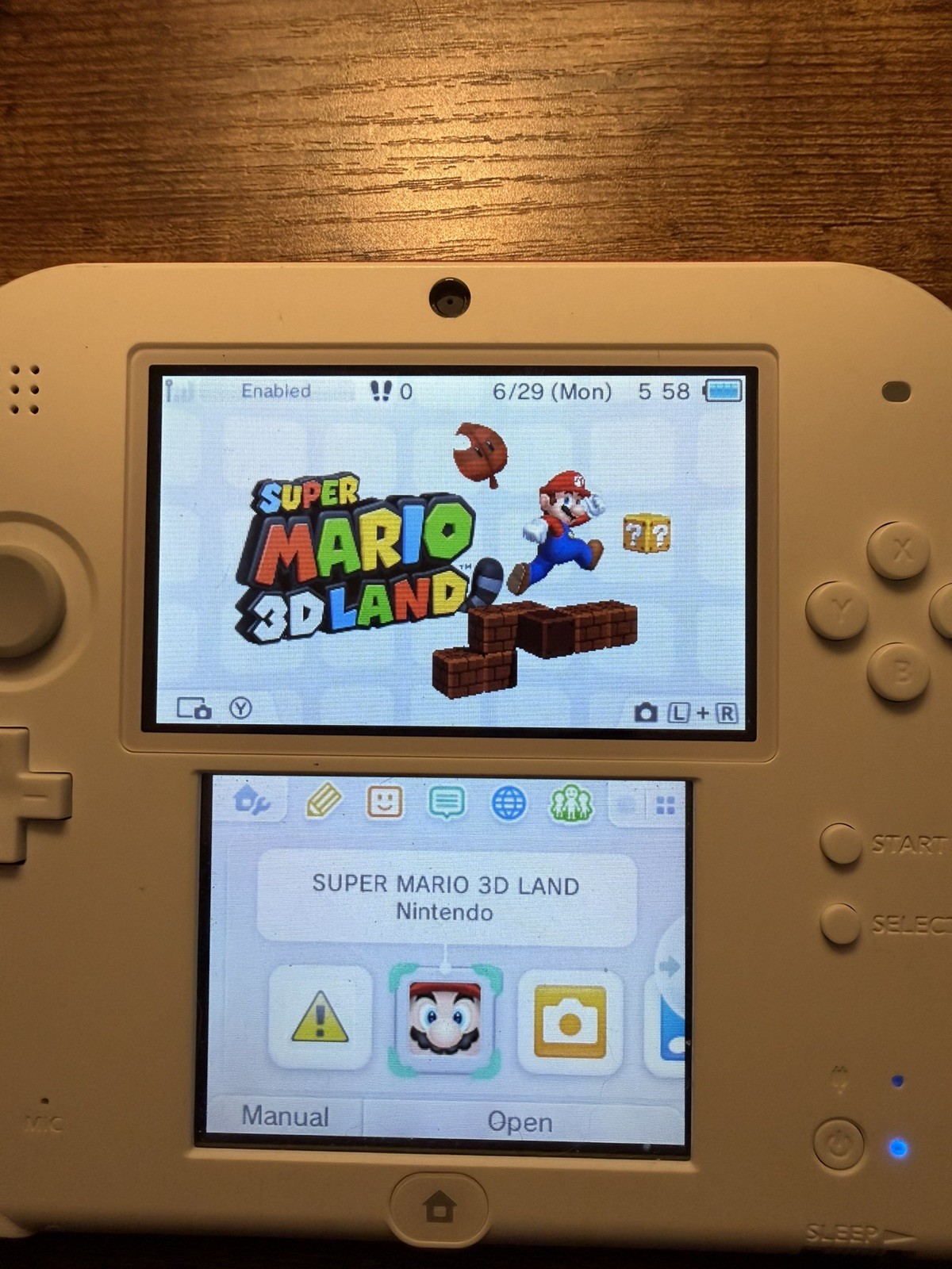Super Mario 3D Land (Nintendo 3DS, 2011) – Game Cartridge Only (Tested)