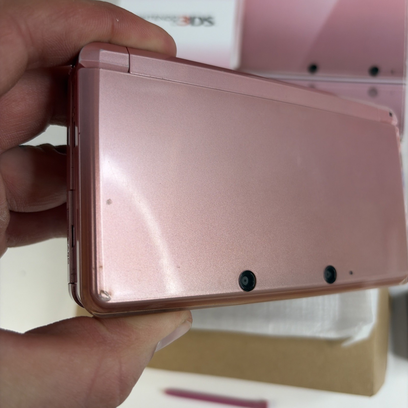 Nintendo 3DS Handheld Console Complete In Box Pink CTR-001 (USA) W Charger