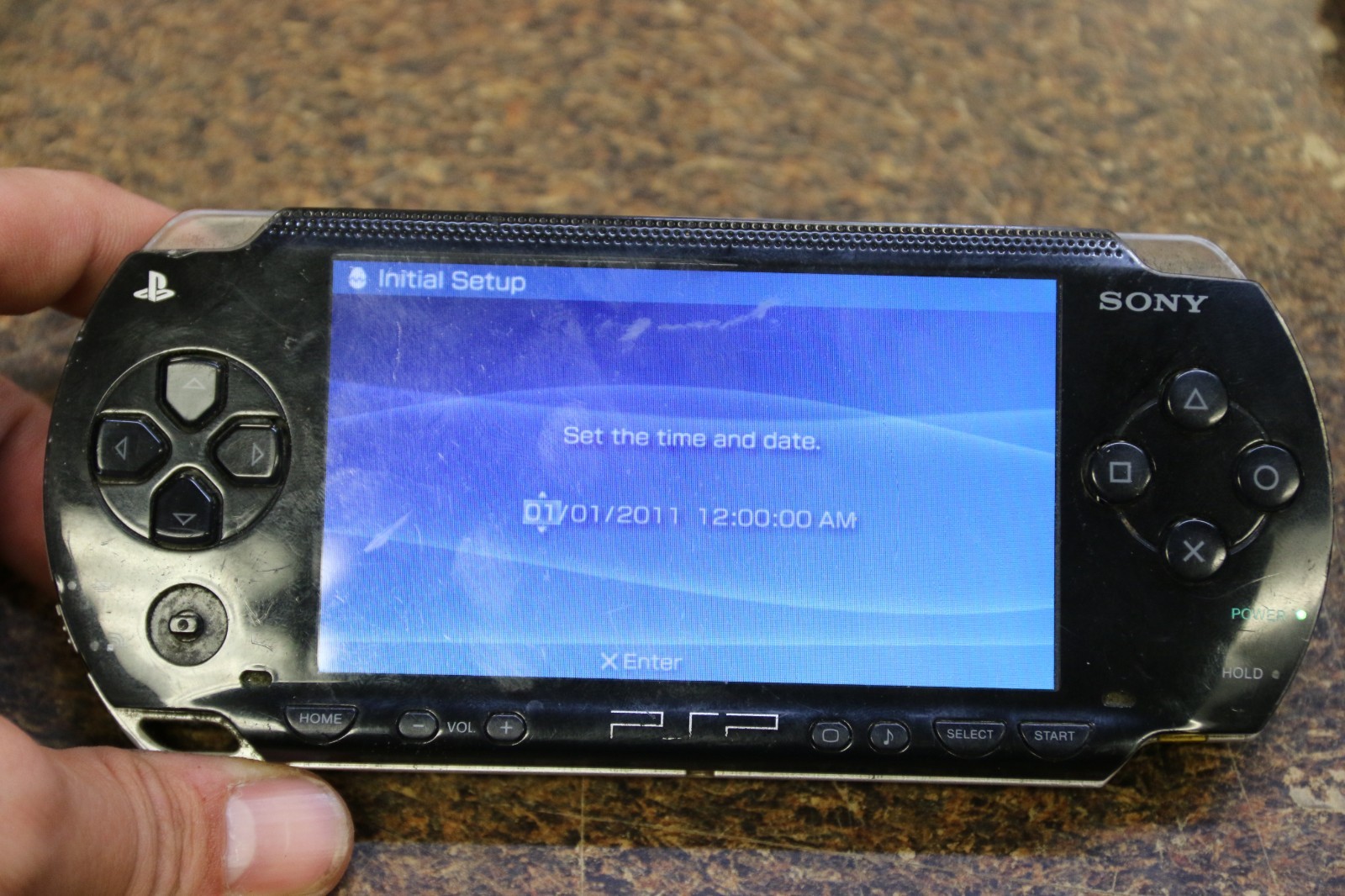 Sony PSP 1001 Portable Video game console-Tested and Working+Charger READ!!!