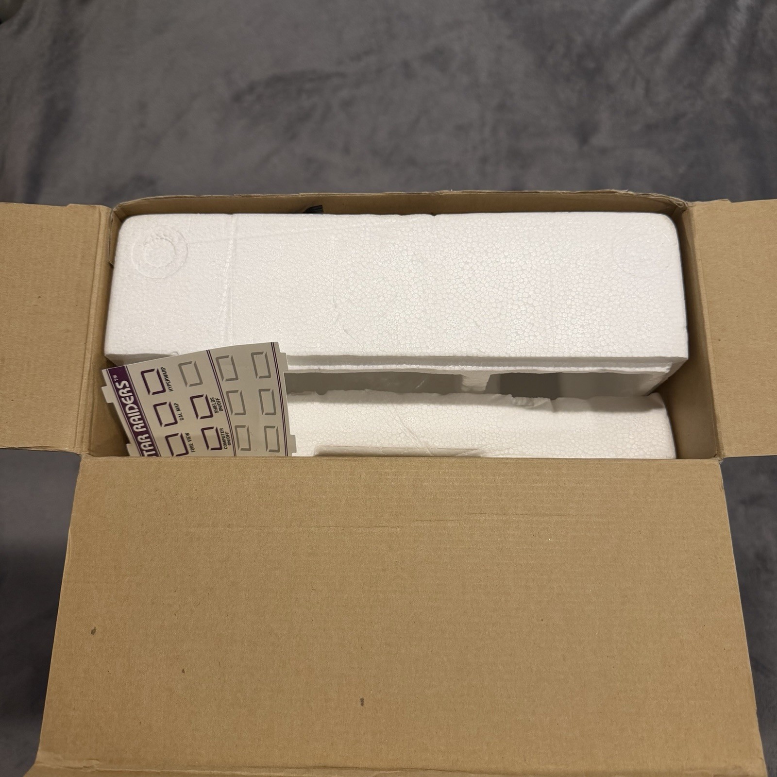 Box Only Vintage Nintendo NES Action Set Home Console – Box/Styrofoam 1988