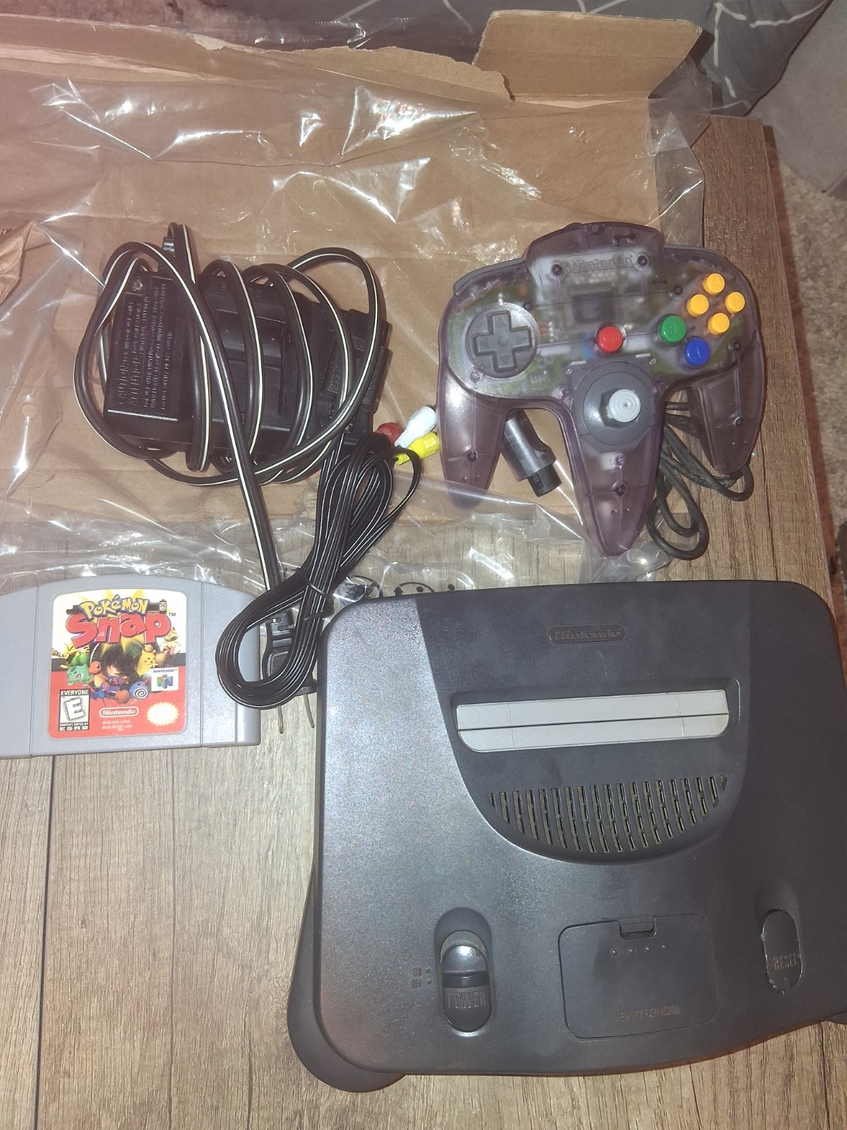 Nintendo 64 N64 Console Bundle w/Controller, with Pokemon Snap Game