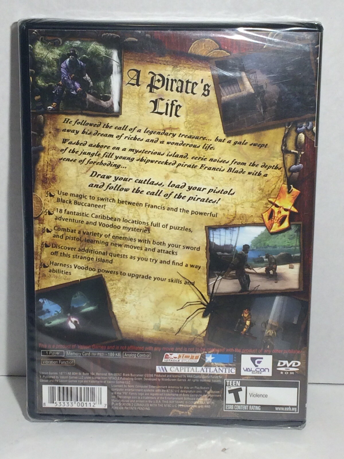 Pirates: Legend of the Black Buccaneer (Sony PlayStation 2, 2006) – NEW Sealed