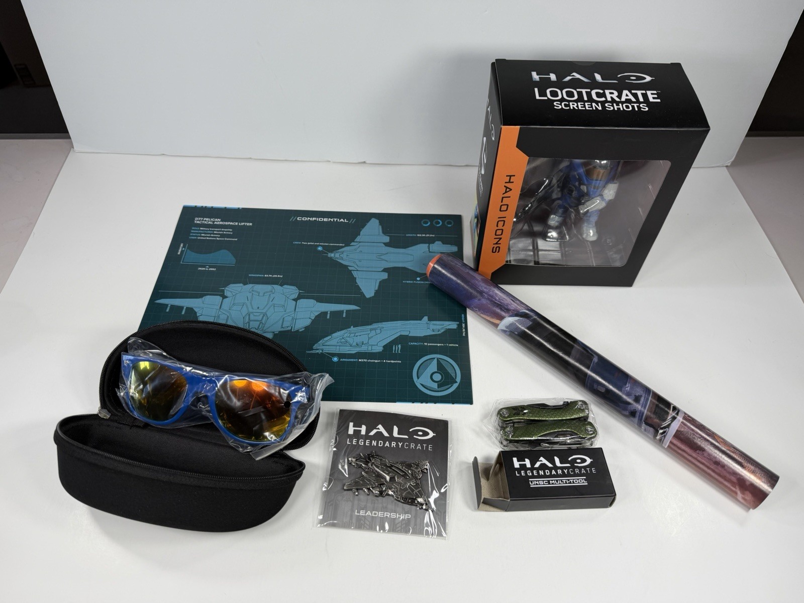 Halo Legendary Loot Crate LEADERSHIP Halo Icons Carter Noble Team 90% Complete