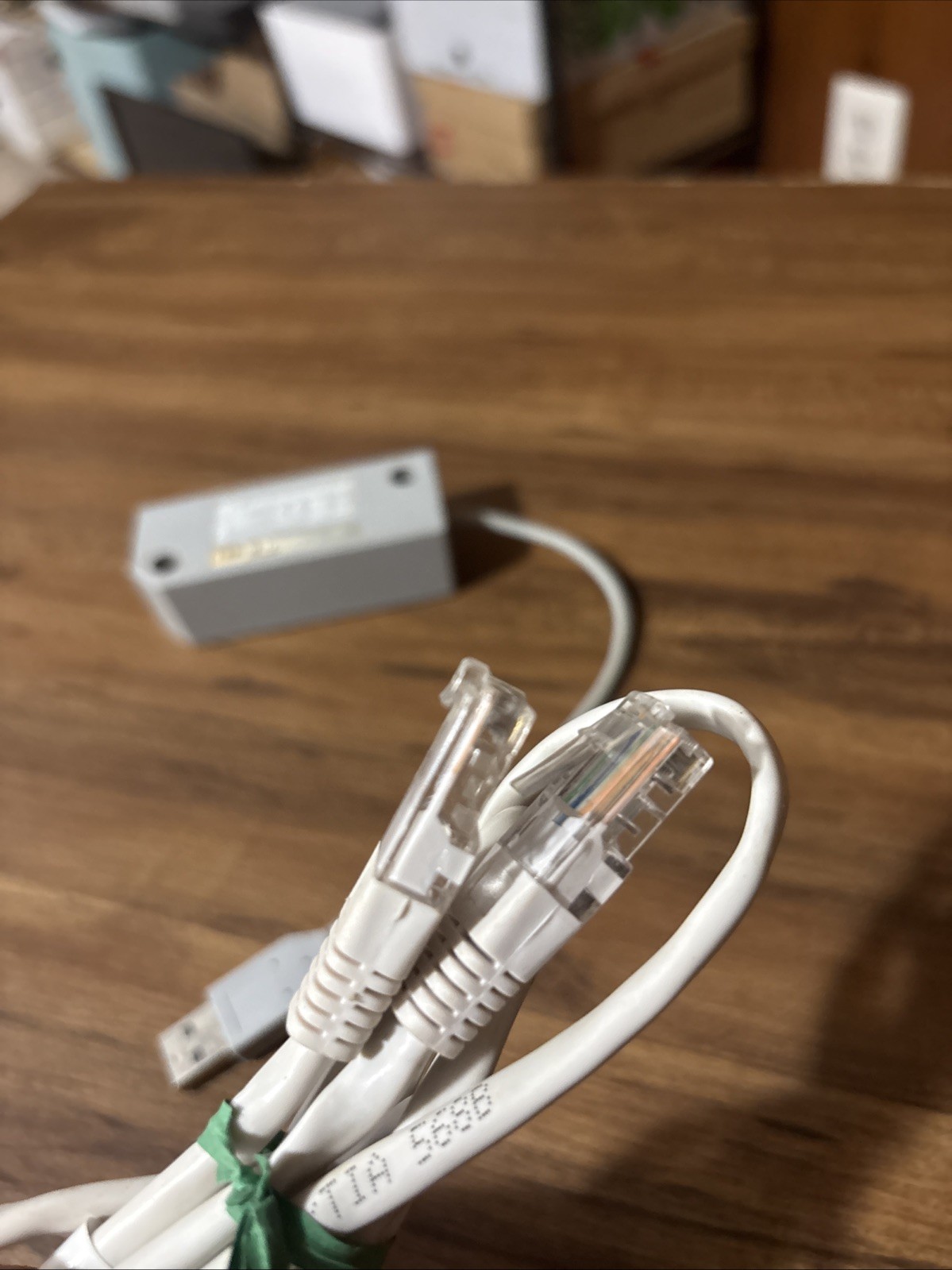 Genuine Official Nintendo Wii LAN ADAPTER Ethernet Cable BUNDL Remot OEM RVL-015