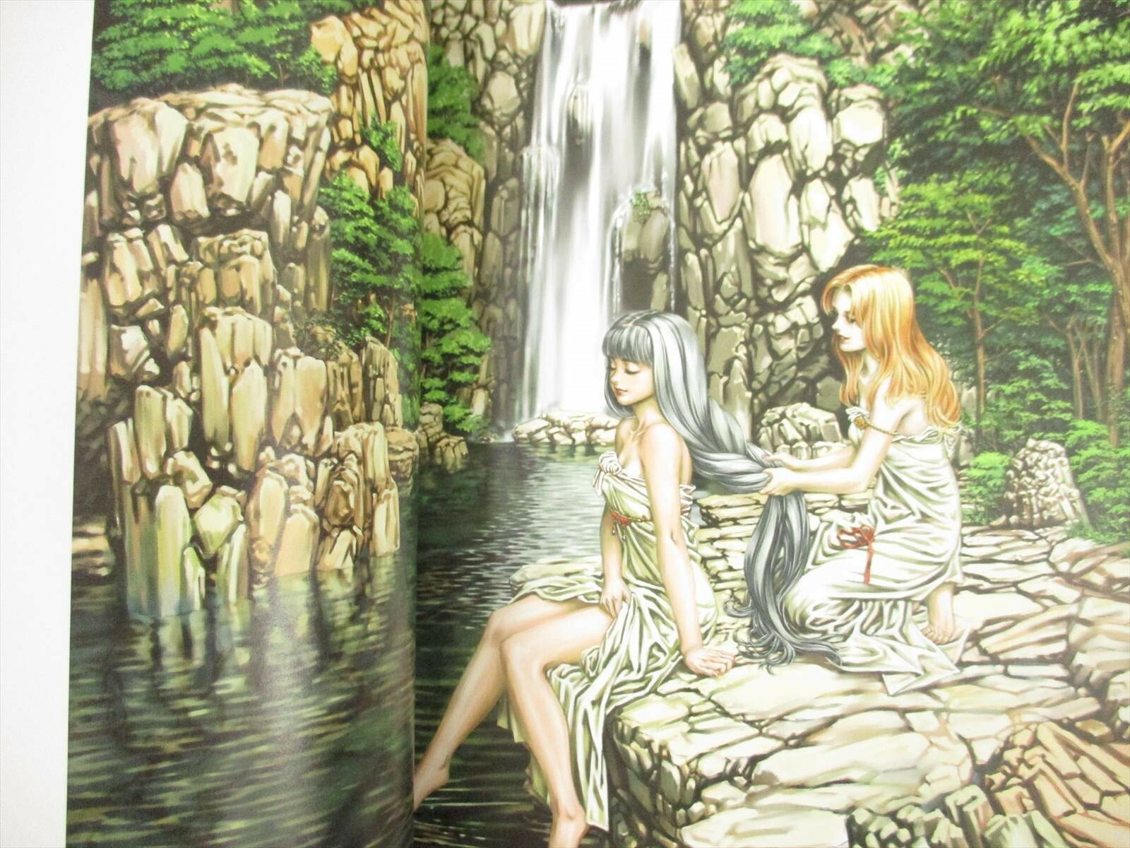 VALKYRIE PROFILE MATERIAL COLLECTION w/Poster Art Complete Set Book SeeCondition