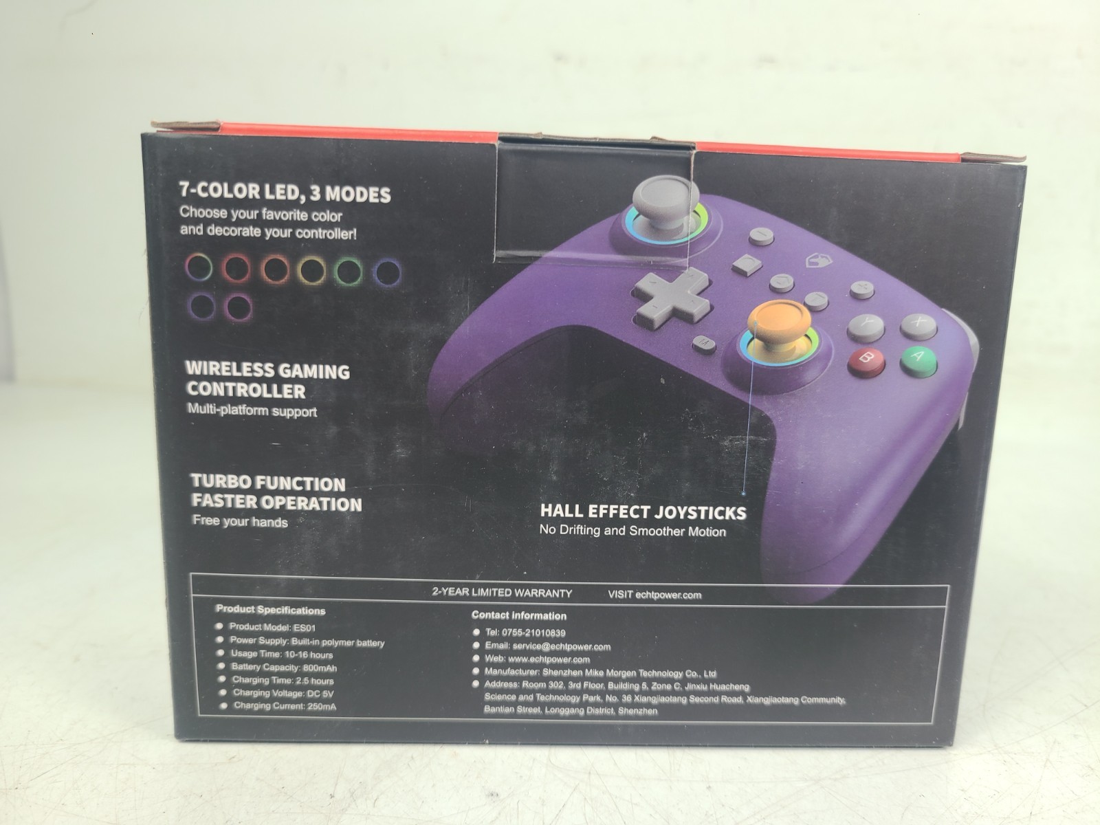 ECHT Power NS Gamepad For Switch/PC/Android/iOS (TESTED)