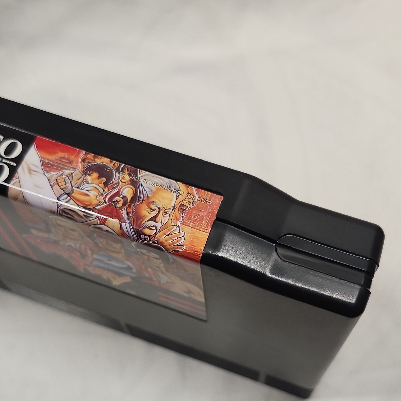 Near Mint – Fatal Fury 2 -DOG TAG – SNK Neo Geo AES – CIB Complete US Authentic