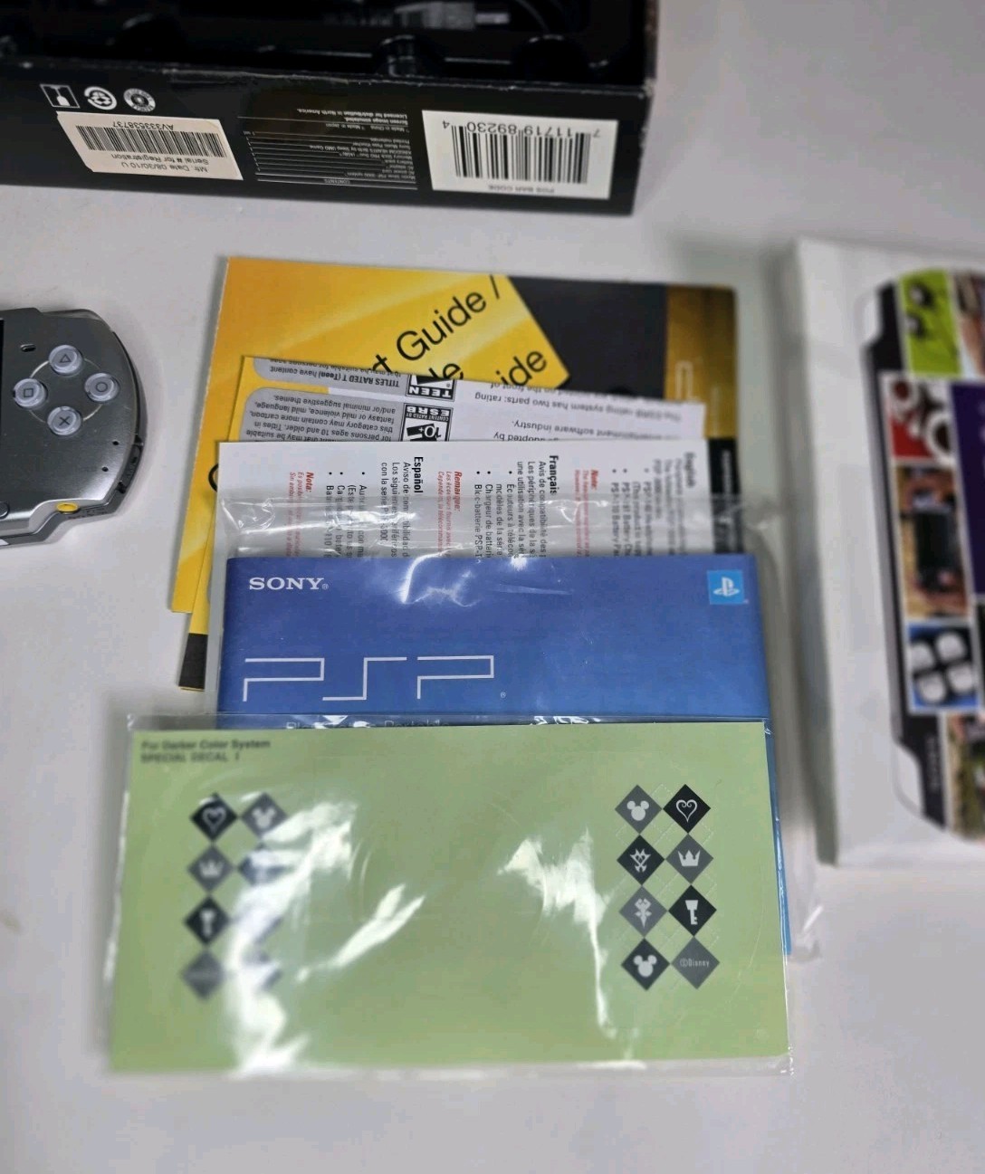 Sony PlayStation Portable PSP Kingdom Hearts Birth By Sleep Console – CIB RARE