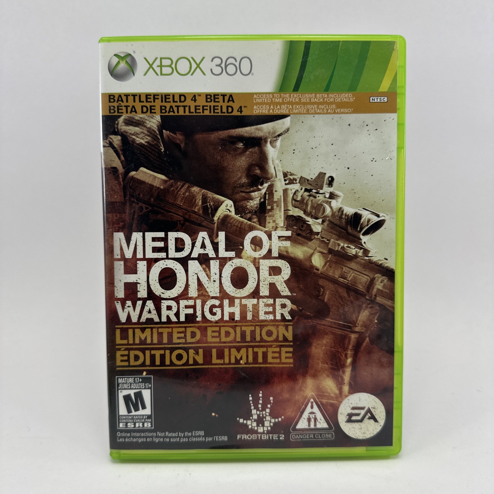 Medal of Honor: Warfighter Limited Edition 2 Disc (Microsoft Xbox 360, 2012)