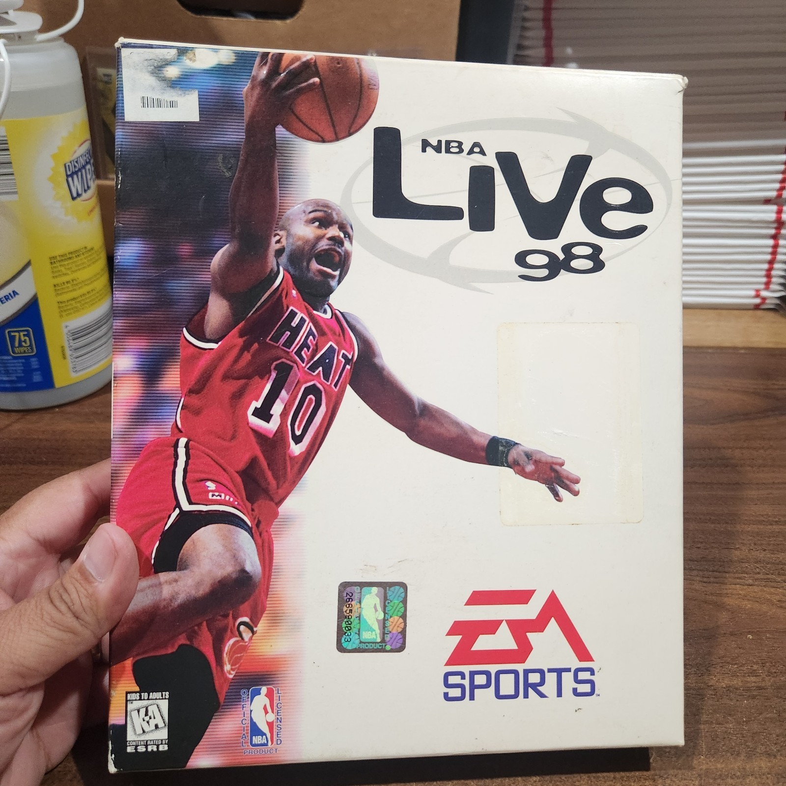 Big Box PC CD Game: EA Sports NBA Live 98, Complete w/ manuals & insert