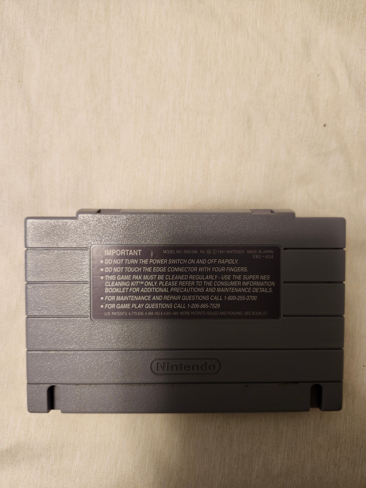 HyperZone (Super Nintendo, 1991) SNES Cart Only Authentic TESTED